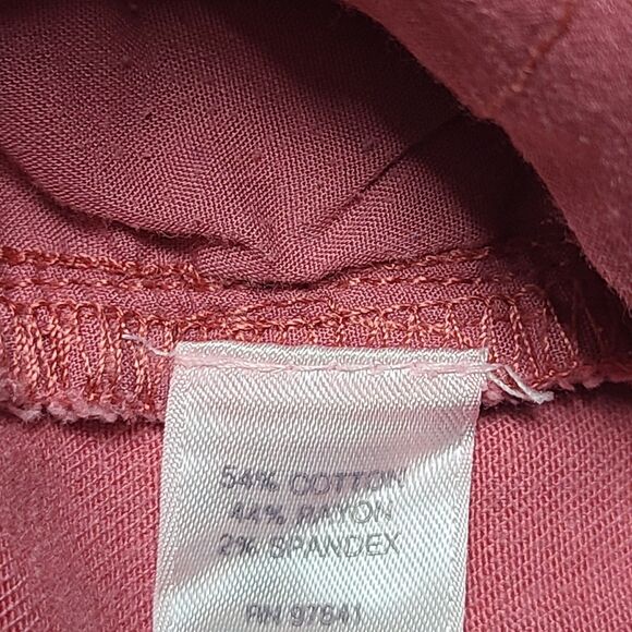 J Jill Jeans‎ Womens 12 Pink Slim Boyfriend Straight Leg Denim Pants - Picture 7 of 10